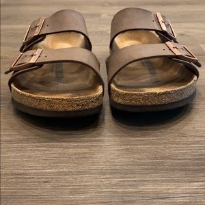Men’s Birkenstock Nubuck Mocha Sandal size 40